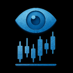 Chart Analysis Icon on Trading Strategy World black