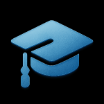 Trading Learning Icon on Trading Strategy World black
