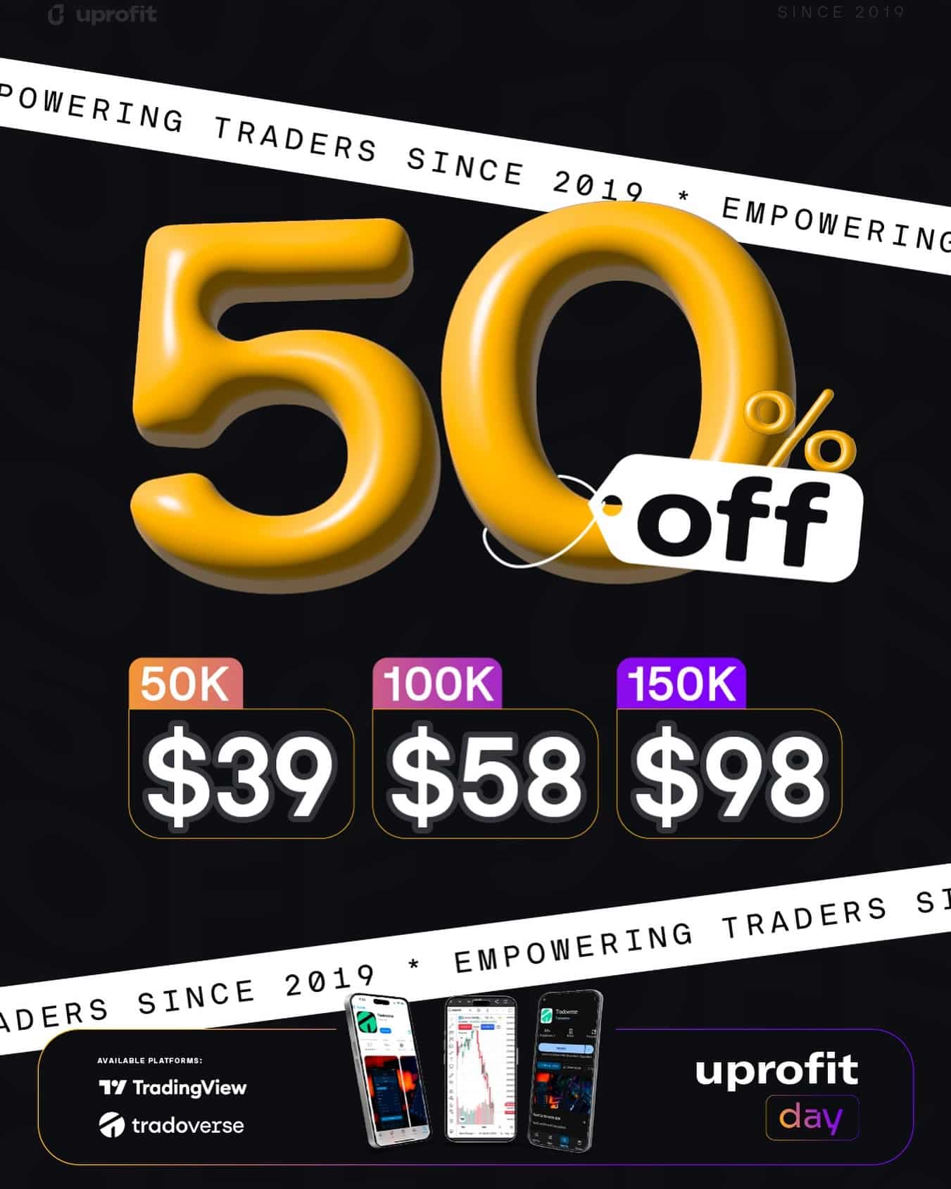 Uprofit June promo: 50% Off on Trading Strategy World Uprofit June promo: 50% Off on Trading Strategy World