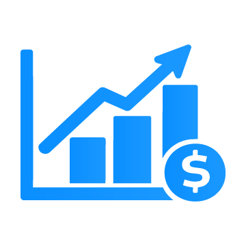 Apex Trader Funding Performance Account rules icon with growth chart and dollar symbol