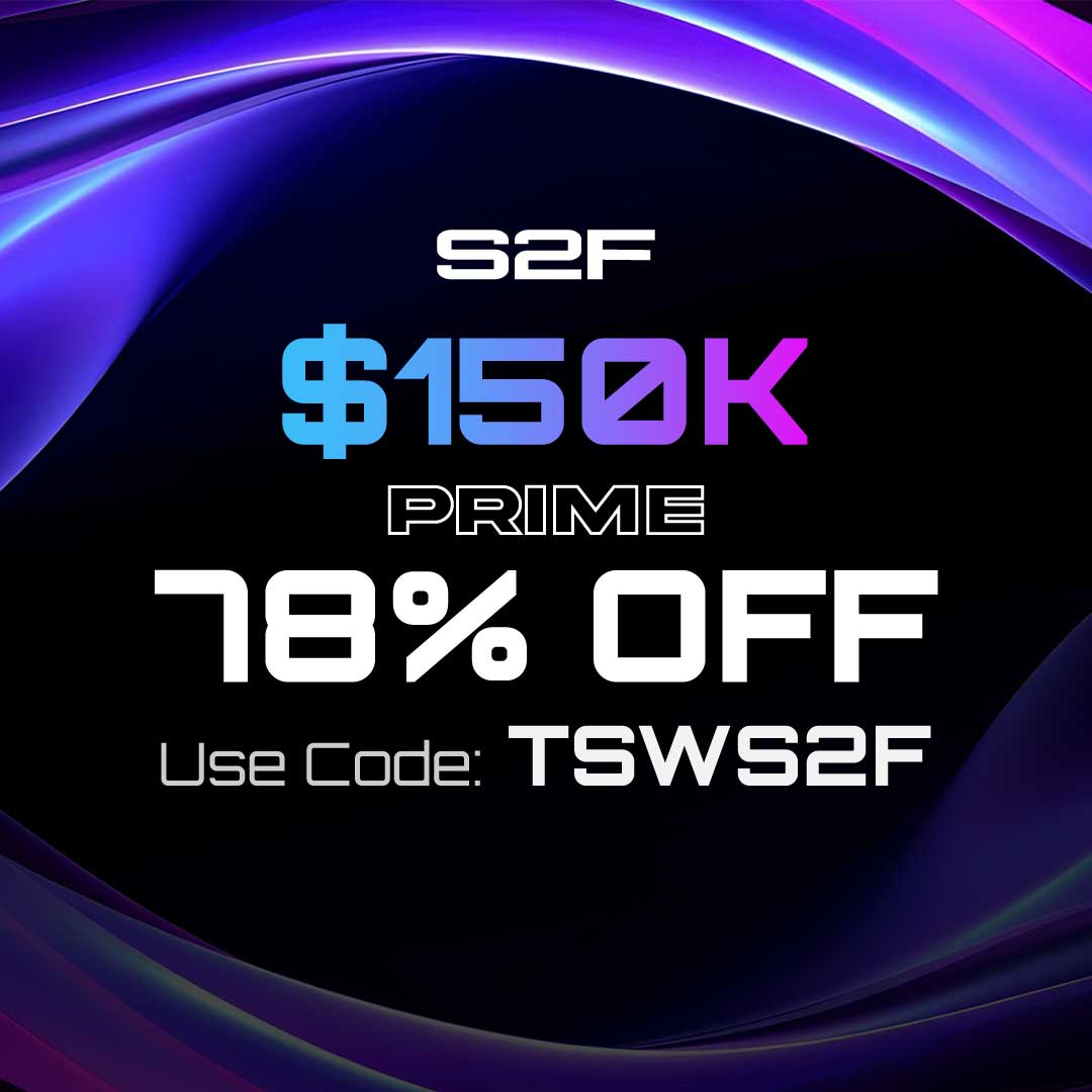 TickTickTrader S2F 150K Prime – 78% Off – Promo Code TSWS2F — August 2025