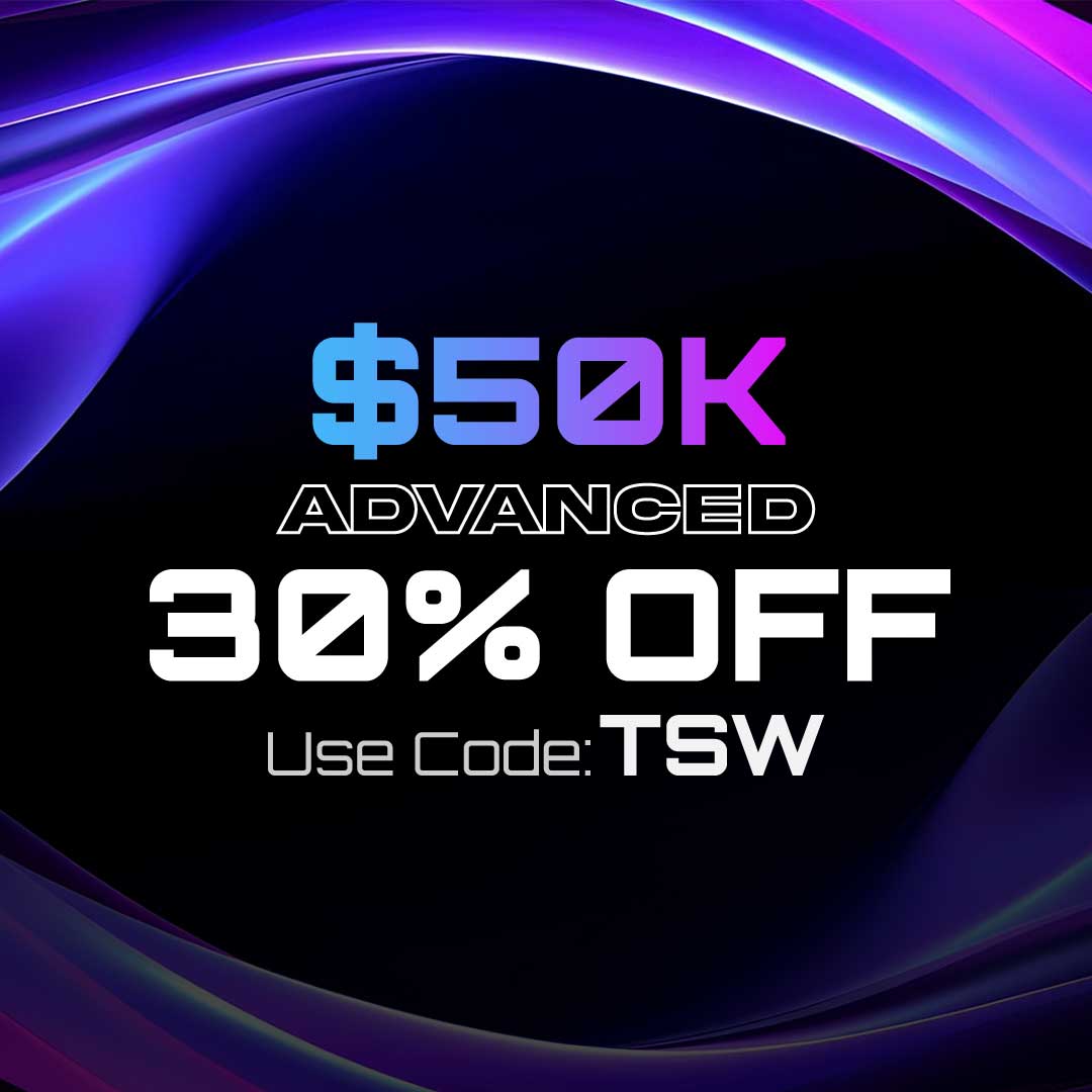 TickTickTrader 50K Advanced Evaluation – -30% Off – Promo Code TSW — August 2025