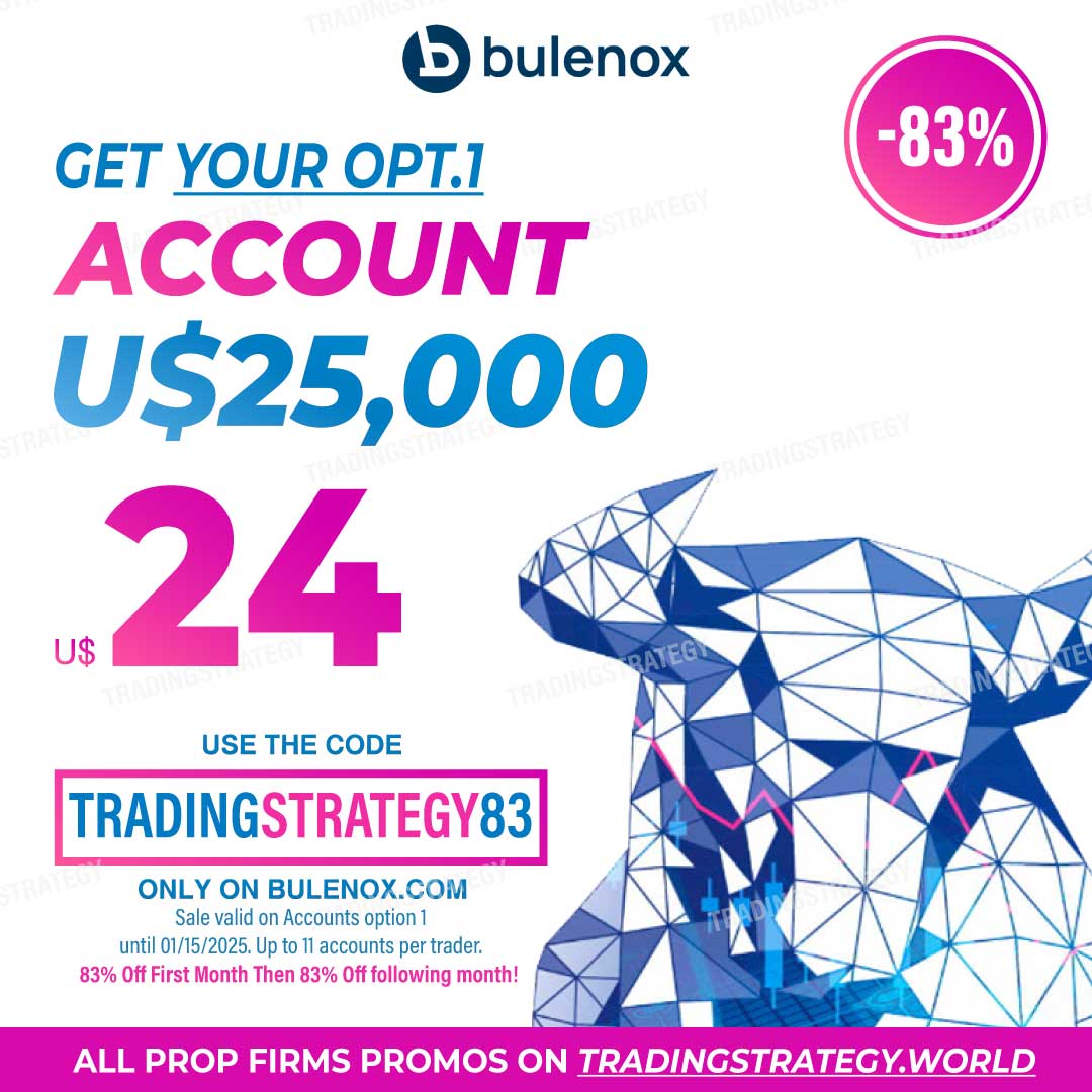 Bulenox 25K Discount – 83% Off in January 2026 with code TRADINGSTRATEGY83