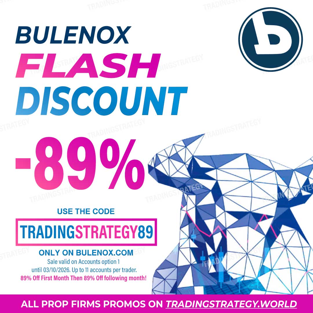 Bulenox discount 89% Off on Option 1 accounts – March 2026 – Code TRADINGSTRATEGY89