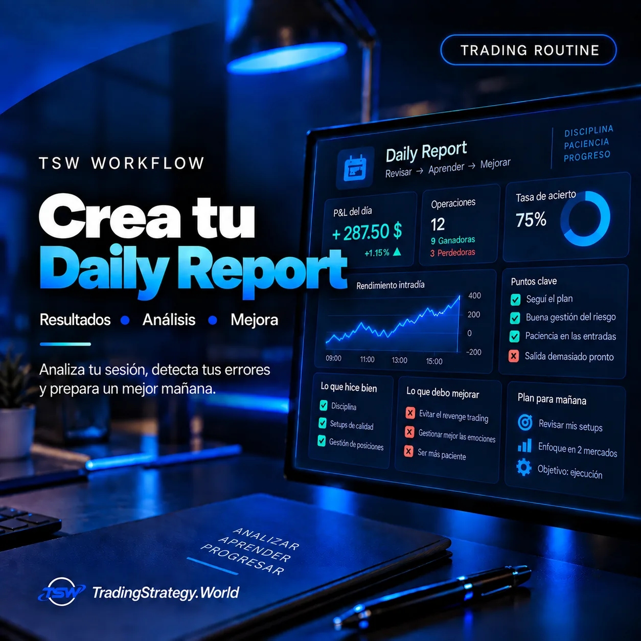 TSW Workflow: Cómo crear un Daily Report