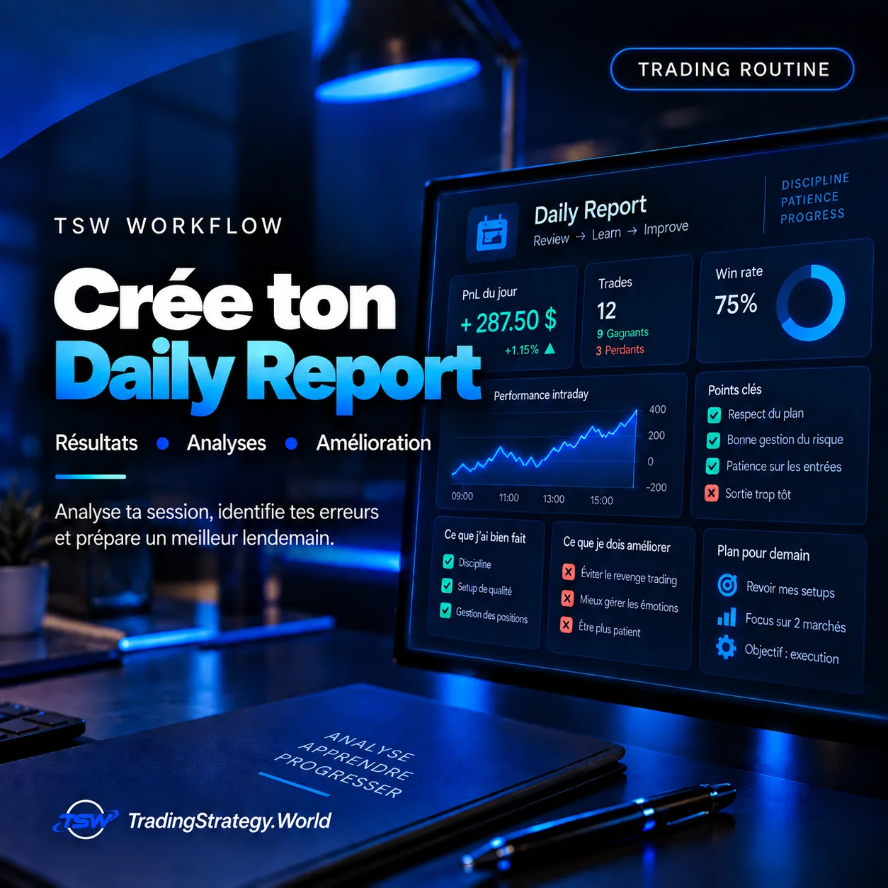 TSW Workflow : Comment crée un Daily Report