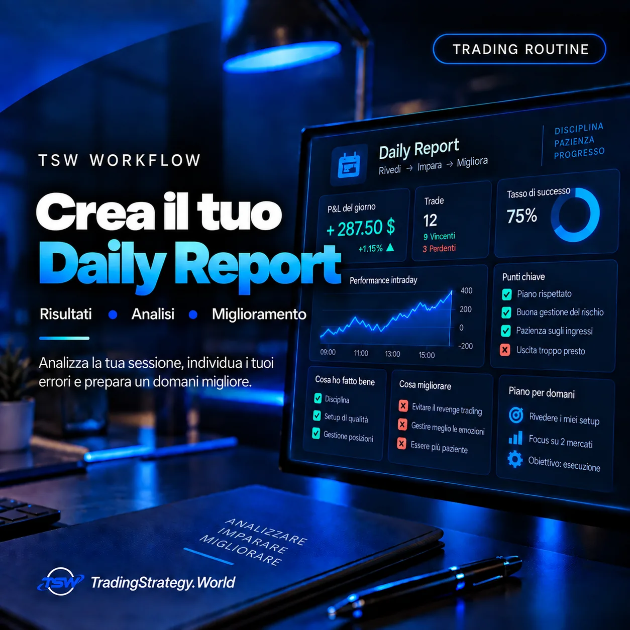 TSW Workflow: Come creare un Daily Report