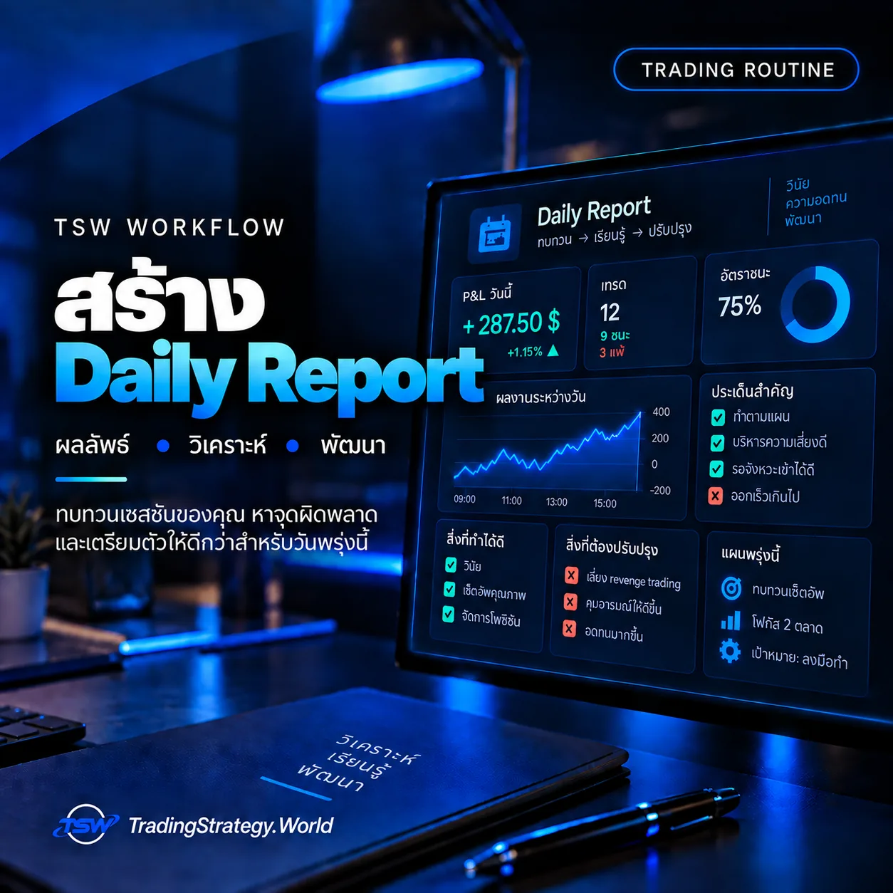 TSW Workflow: วิธีสร้าง Daily Report